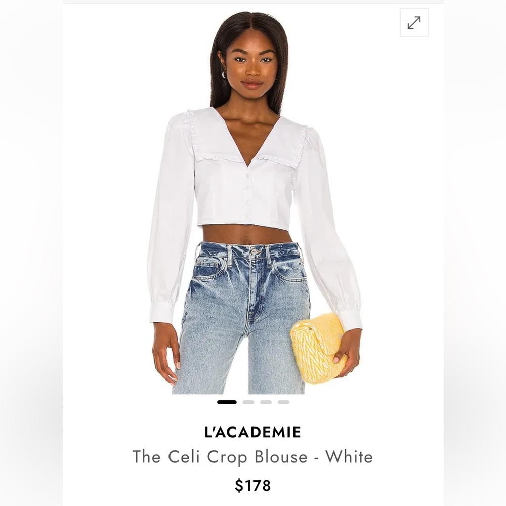 L'ACADEMIE - The Celi Crop Blouse